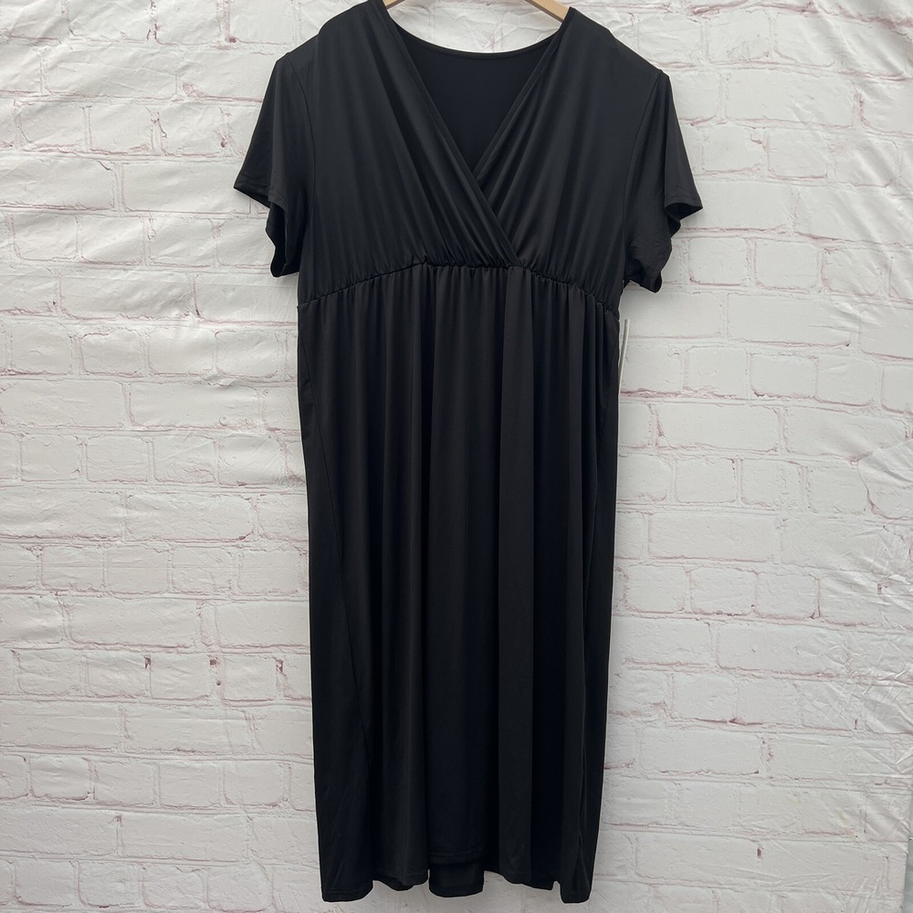 Willotis Women's Long Maxi Dress Short Sleeve Plus Size 4X